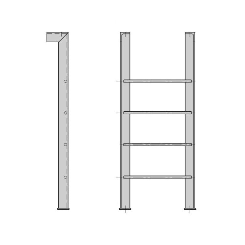 Стремянка СГ-40 4000 мм Серия 1.450.3-7.94 в Екатеринбурге