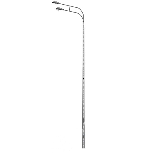 Опора освещения несиловая граненая фланцевая квадратная МК-12Ф Ст3сп5 70х200х12х4 мм в Екатеринбурге