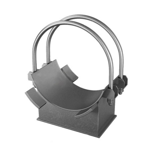 Опора хомутовая неподвижная для трубопроводов ТЭС и АЭС Ст3 57х40х100х100 мм ОСТ 34-10-618-93 в Екатеринбурге