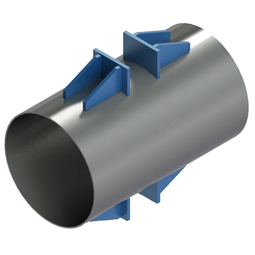 Опора неподвижная лобовая двухупорная Т4.18 1420 мм Серия 4.903-10 Выпуск 4