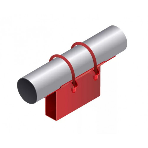 Опора неподвижная приварная корпусная для тепловых сетей исп. А11 / АС11 ВСт3 89х50х170х100 мм ОСТ 36-146-88 1,2 кг