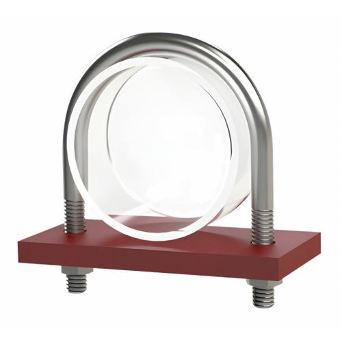 Опора неподвижная хомутовая бескорпусная для тепловых сетей исп. А Ст20 426 мм ОСТ 36-146-88 5,5 кг