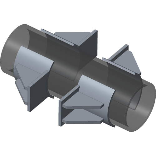 Опора неподвижная двухупорная усиленная для тепловых сетей ТС-662.00.00 720х280х270х980 мм Серия 5.903-13 выпуск 7-95 66,8 кг