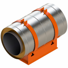 Опора скользящая хомутовая ТС-626.000 108х90х150 мм Серия 5.903-13 выпуск 8-95 4,4 кг